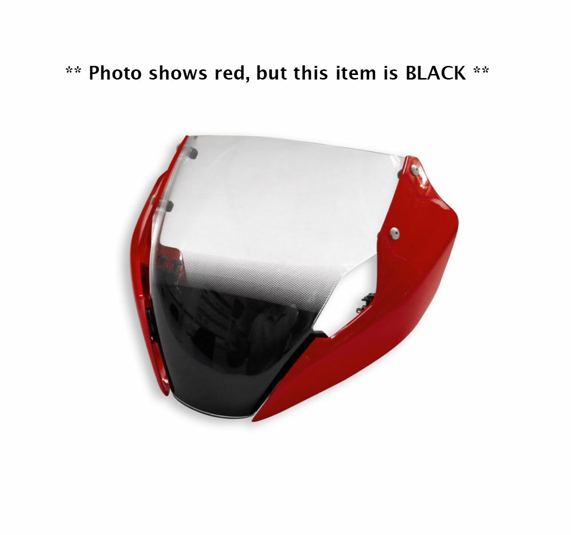 Black Sport Headlight Fairing - Monster