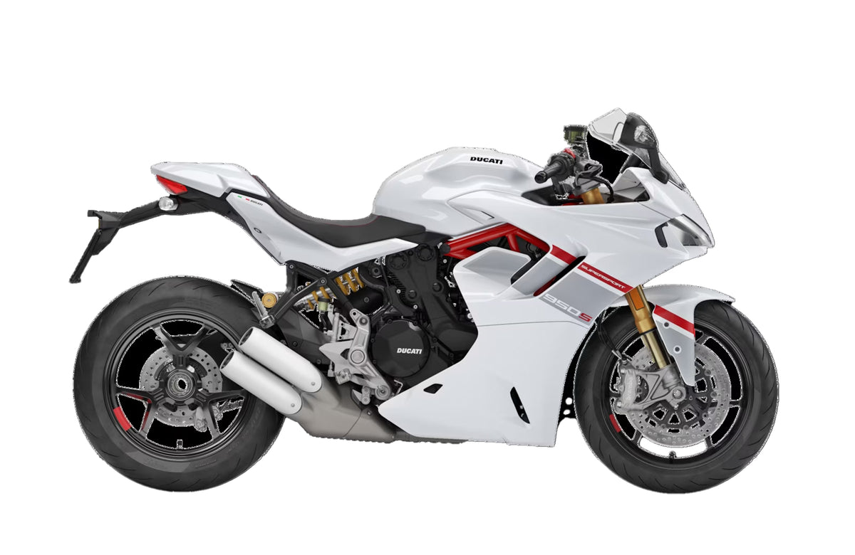 2023 Supersport 950S - WHITE SILK with Stripe! Order Now