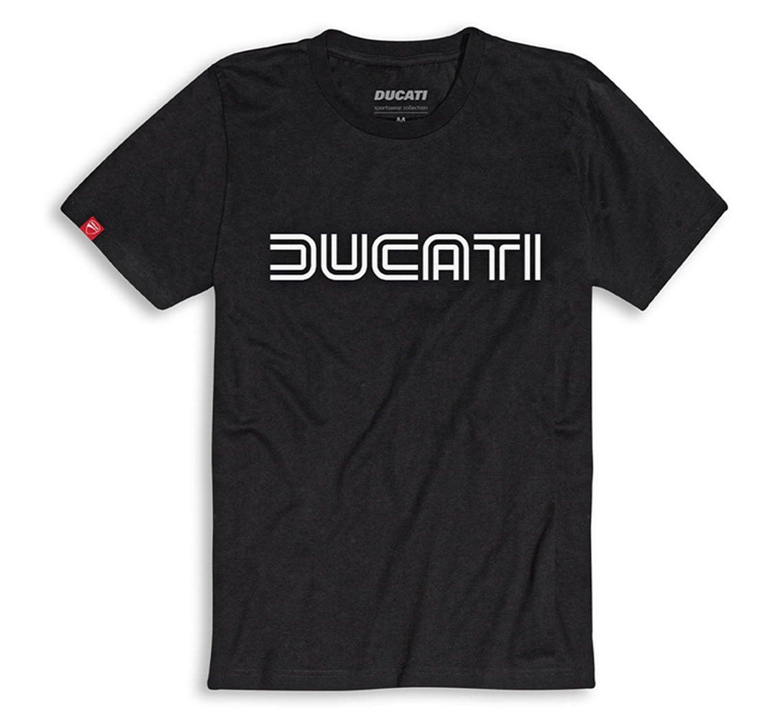 80&#39;s Ducati Black T-shirt