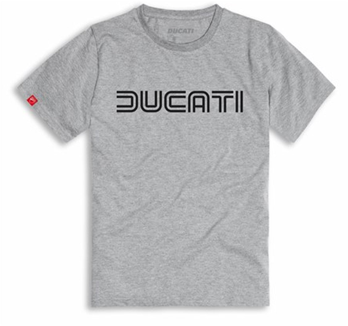 80&#39;s Ducati Grey T-shirt